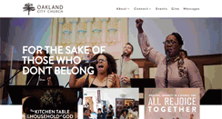 Desktop Screenshot of oaklandcitychurch.org